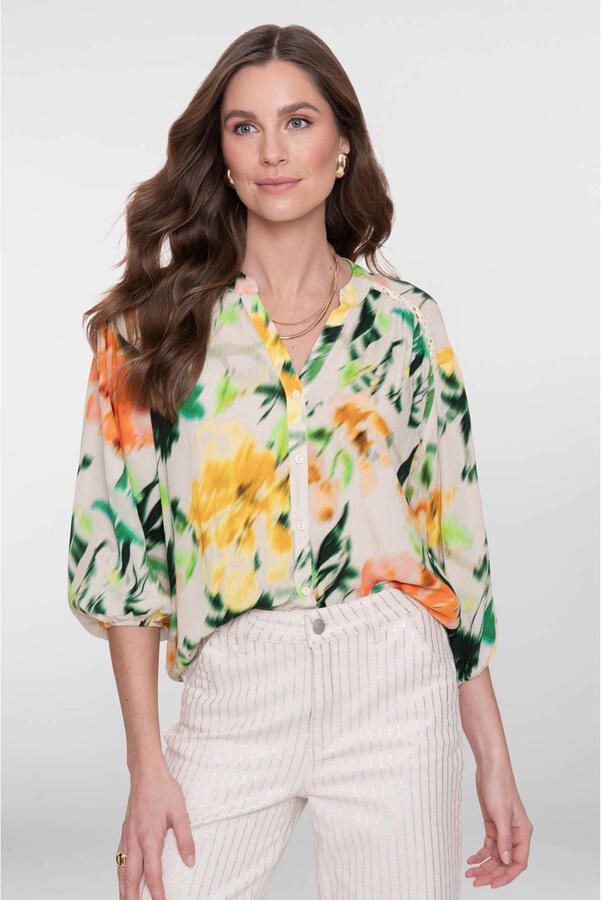 Geisha gebloemde blouse multi - Foto 3