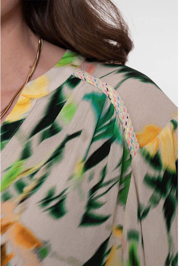 Geisha gebloemde blouse multi - Foto 2