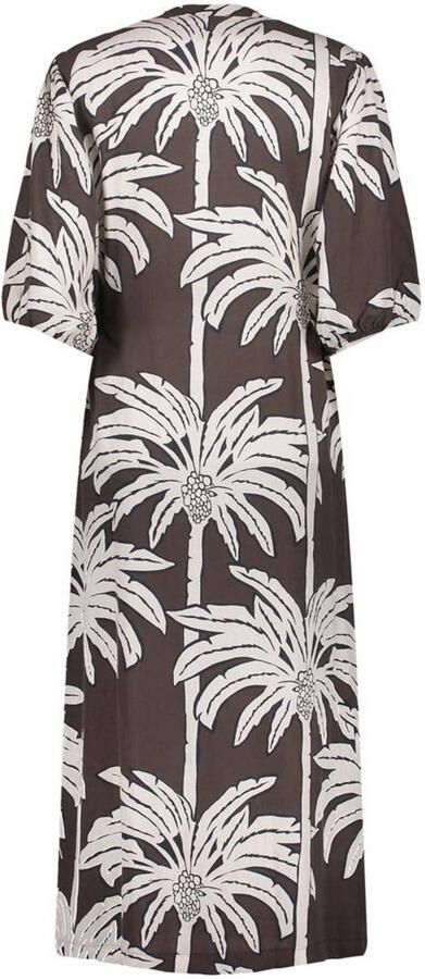 Geisha gebloemde blousejurk zwart - Foto 3