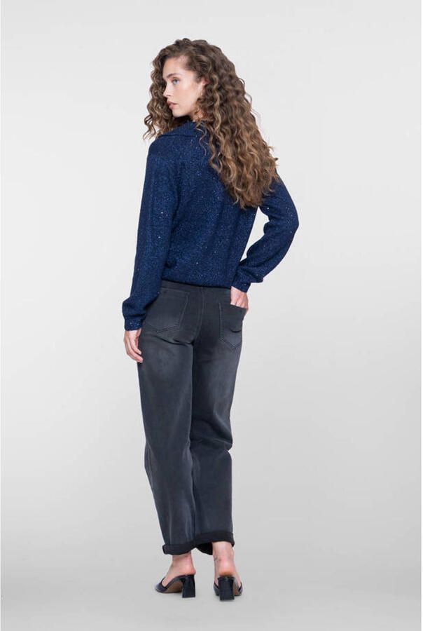 Geisha high waist baggy jeans zwart - Foto 2
