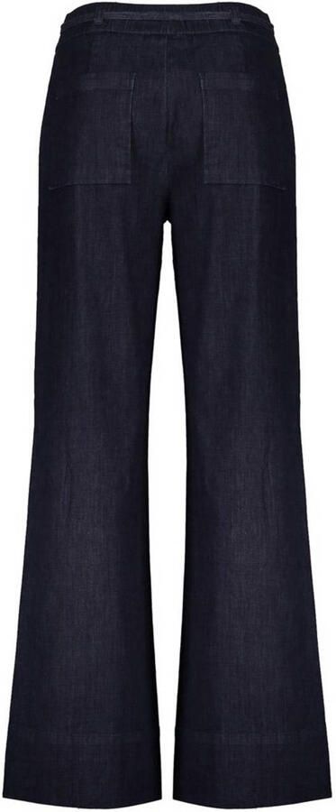 Geisha high waist wide leg jeans dark blue denim - Foto 2