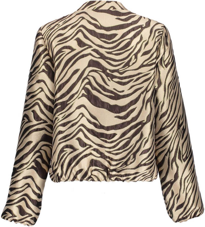 Geisha jas met zebraprint goud - Foto 2