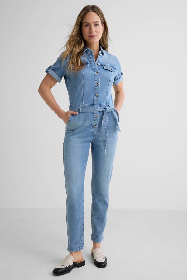Geisha jumpsuit light blue denim