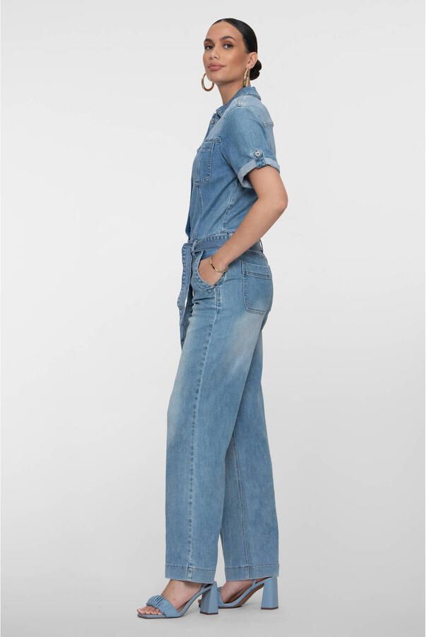 Geisha jumpsuit medium blue denim - Foto 2