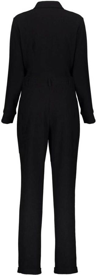 Geisha jumpsuit zwart aansluitend - Foto 3