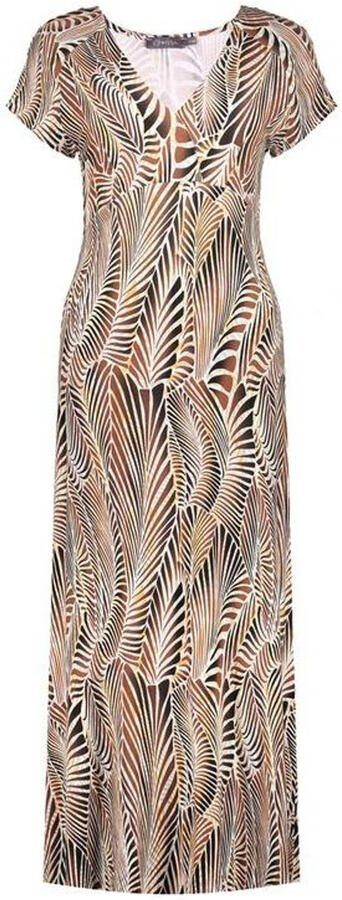 Geisha maxi jurk camel - Foto 1