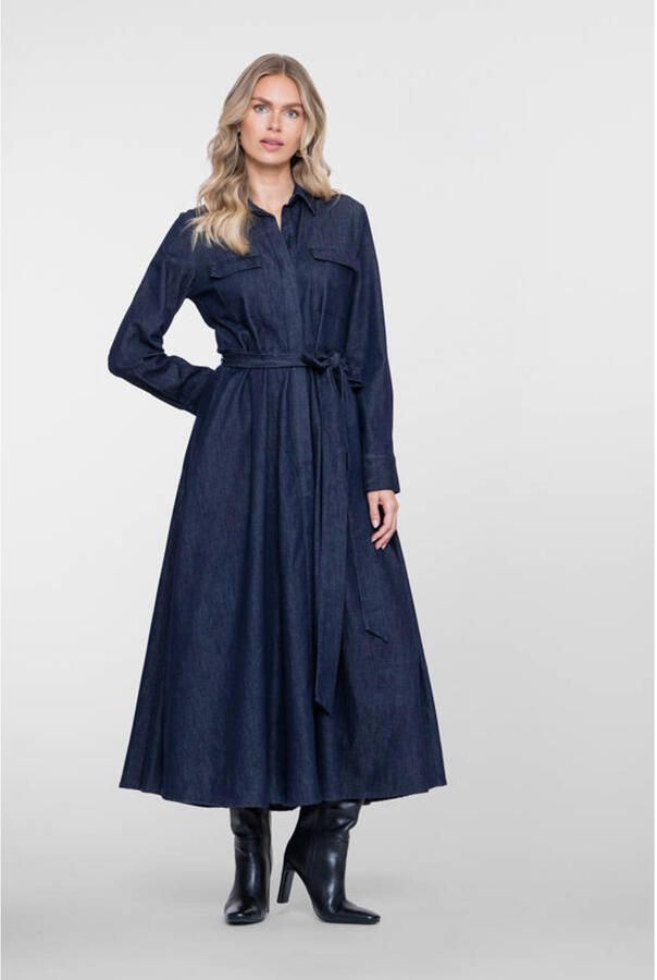 Geisha maxi spijkerjurk dark blue - Foto 2