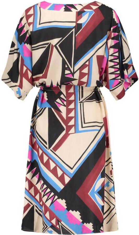 Geisha midi jurk multi - Foto 3