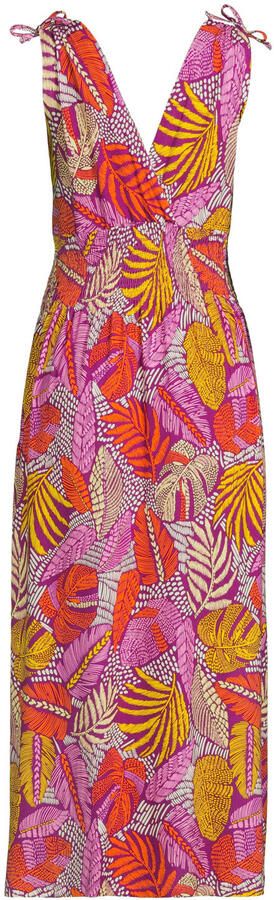 Geisha midi jurk roze - Foto 3