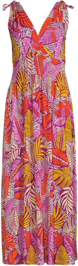 Geisha midi jurk roze - Foto 4