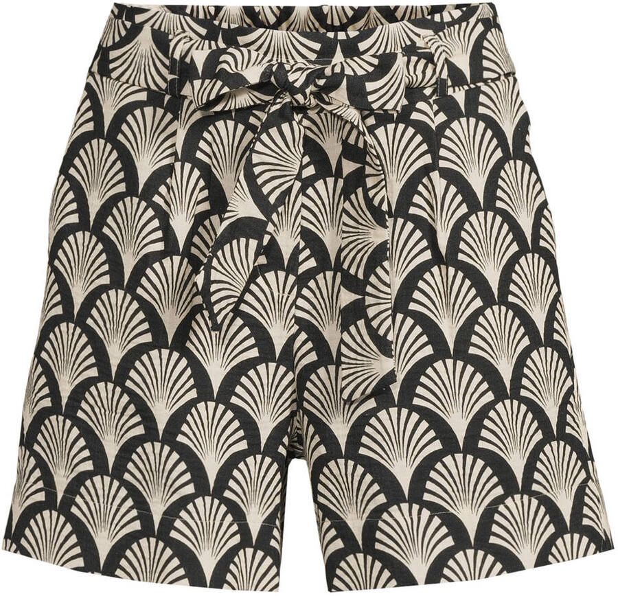 Geisha mom high waist casual short zwart - Foto 2