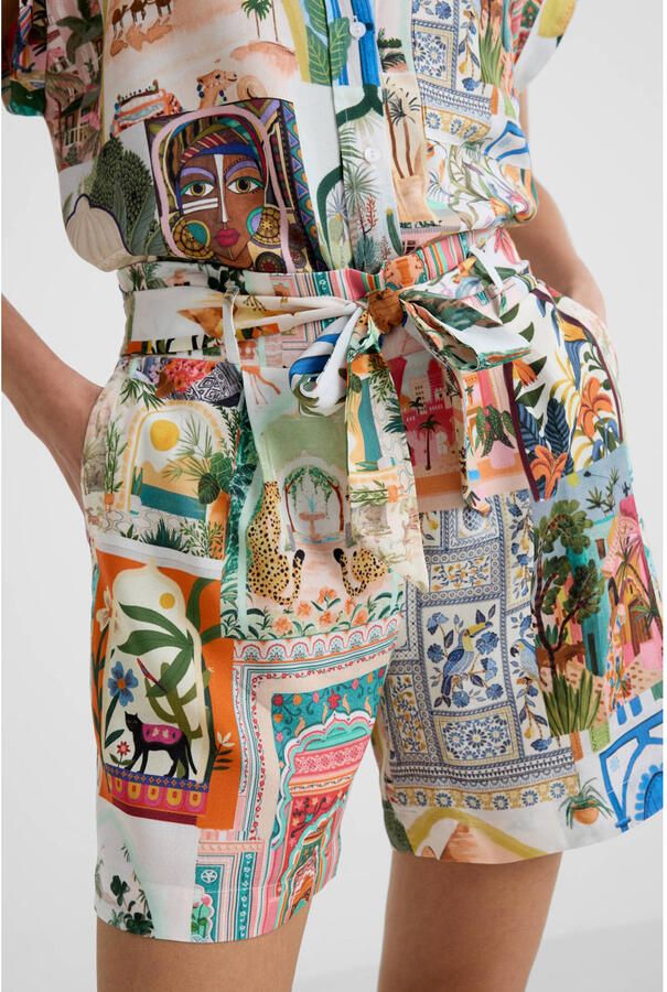 Geisha regular waist casual short multi - Foto 3