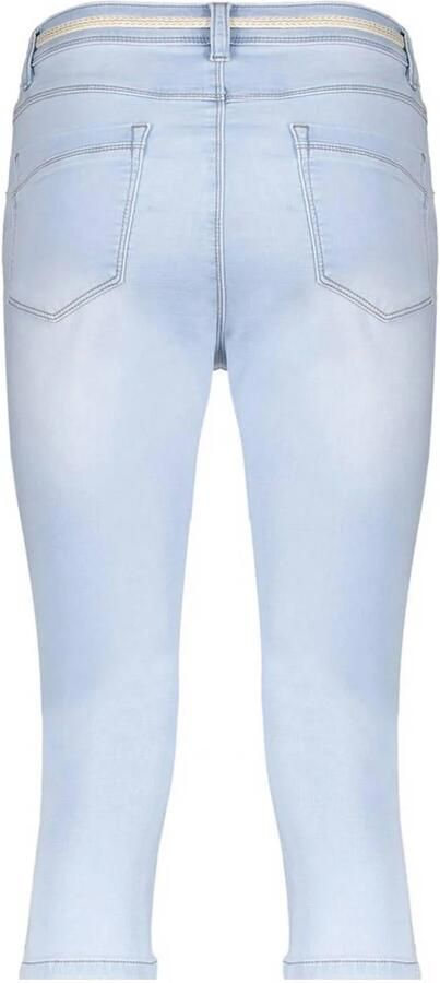 Geisha skinny regular waist broek light blue denim - Foto 2