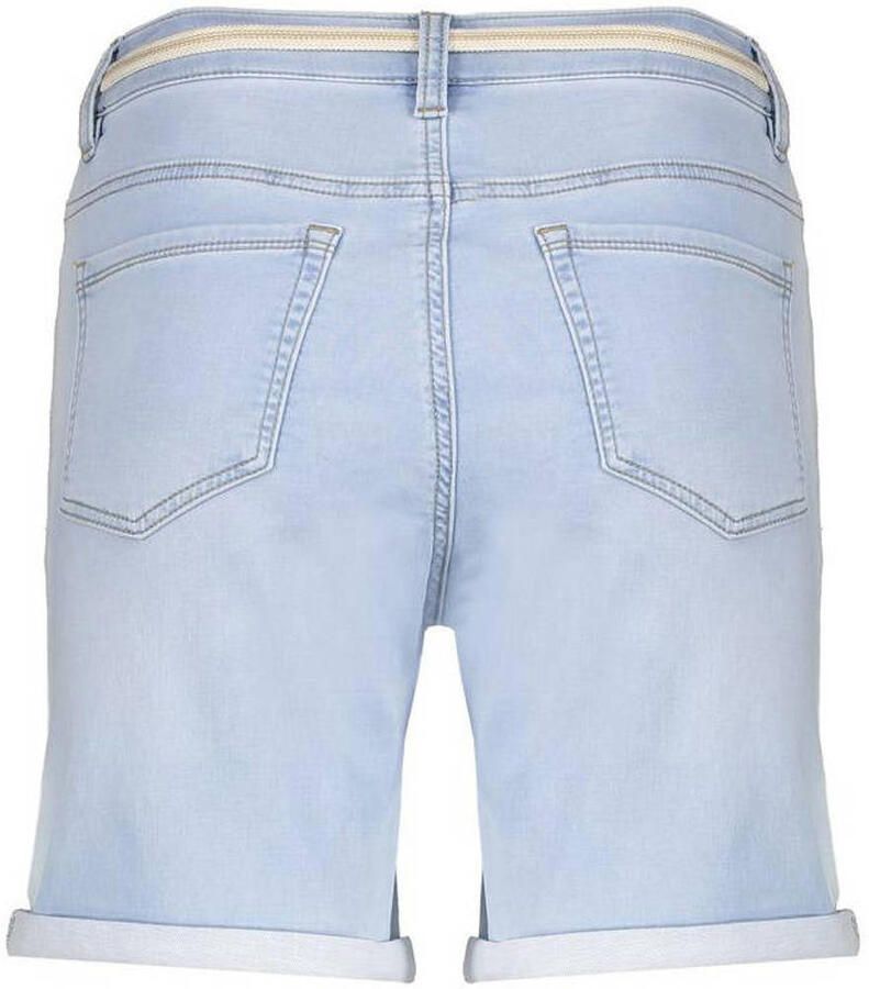 Geisha slim regular waist short light blue denim