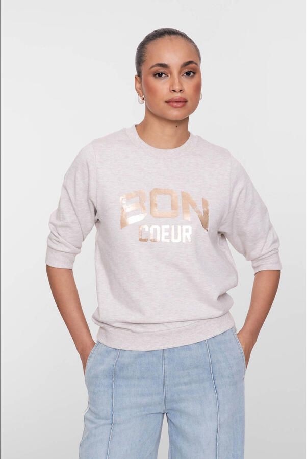 Geisha sweater lichtgrijs