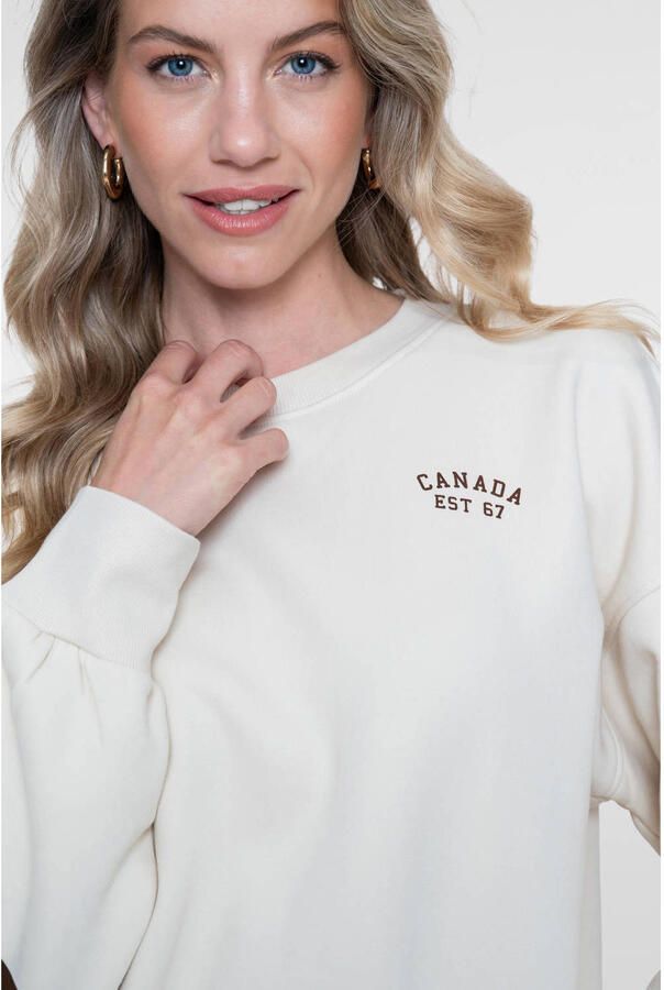 Geisha sweater met tekst zand - Foto 2
