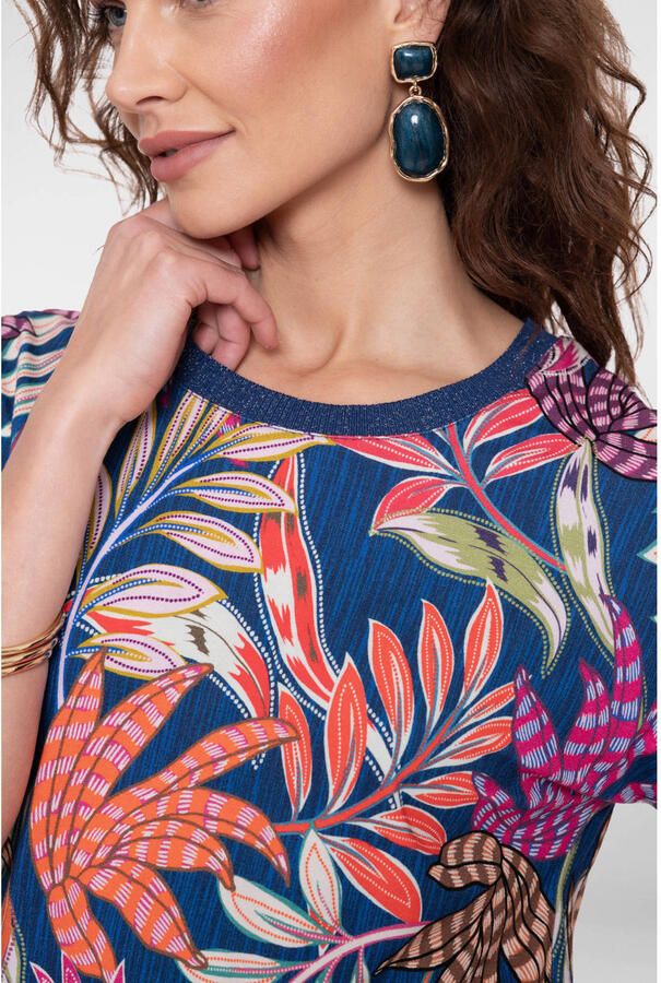 Geisha T-shirt blauw - Foto 2