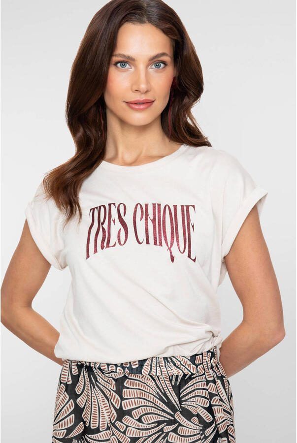 Geisha T-shirt ecru - Foto 3