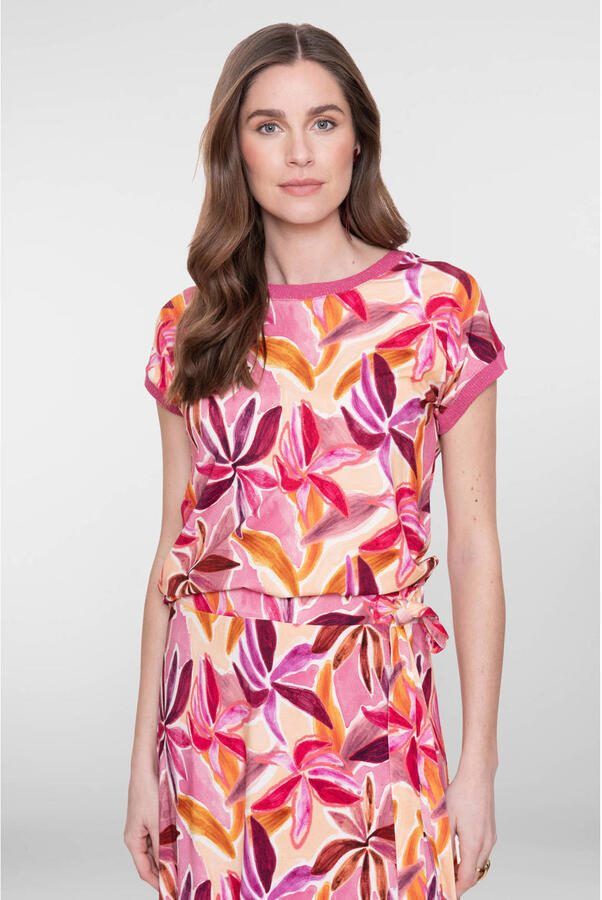 Geisha T-shirt roze