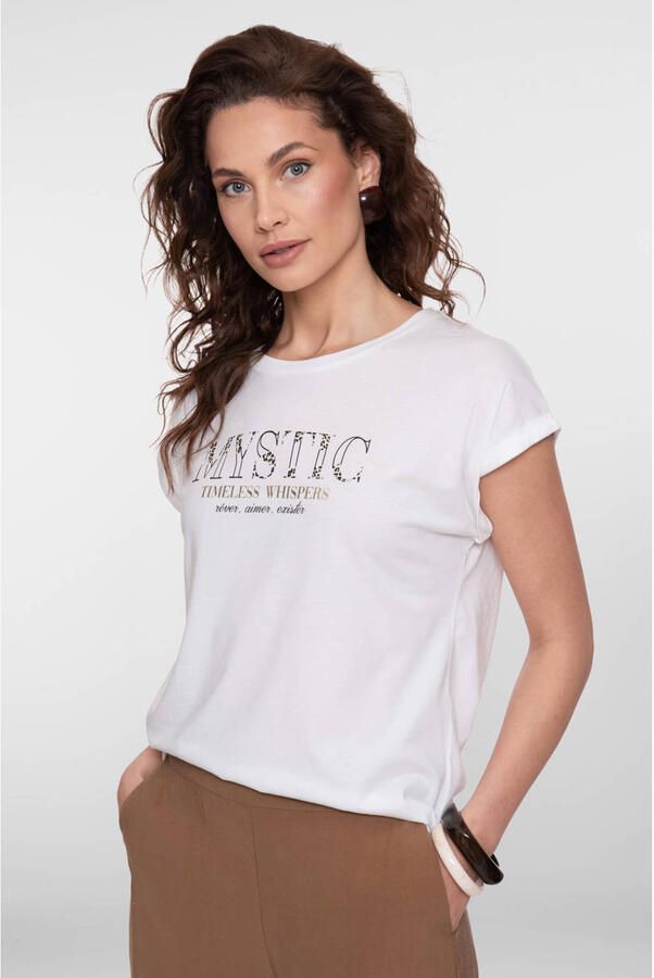 Geisha T-shirt wit