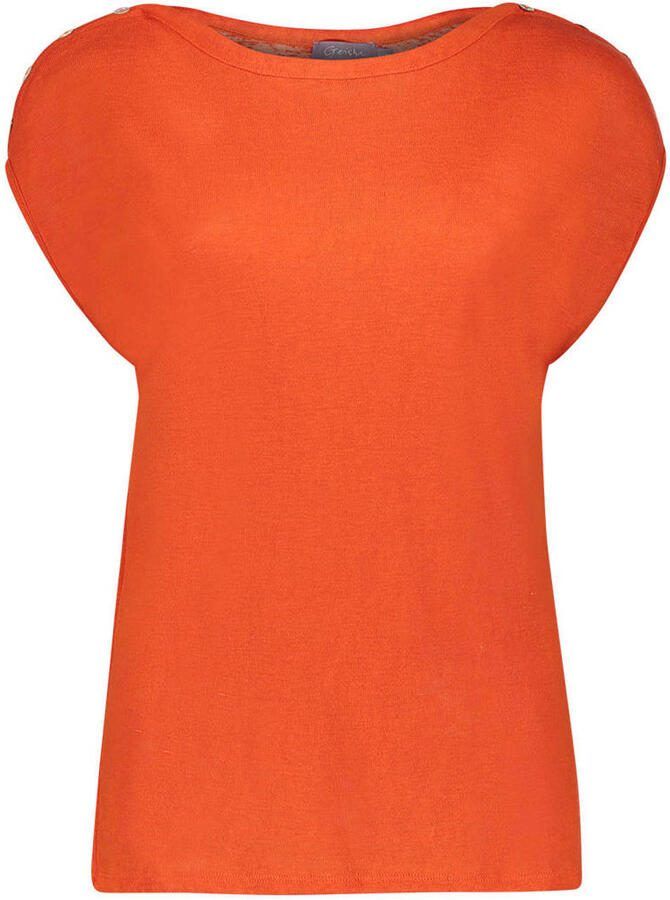 Geisha top oranje - Foto 2