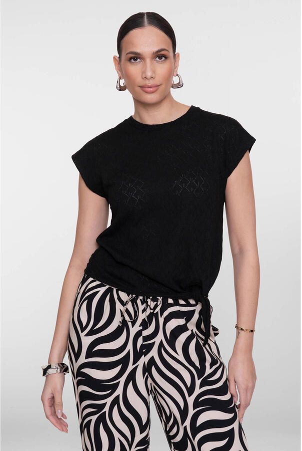 Geisha top zwart