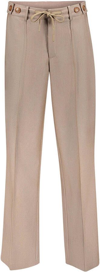 Geisha wide leg broek zand - Foto 3