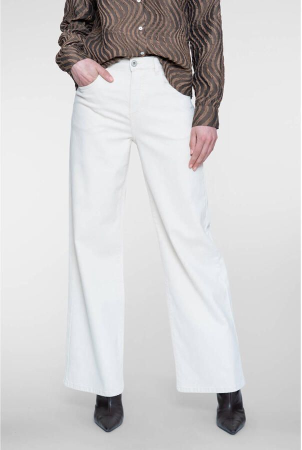 Geisha wide leg jeans beige