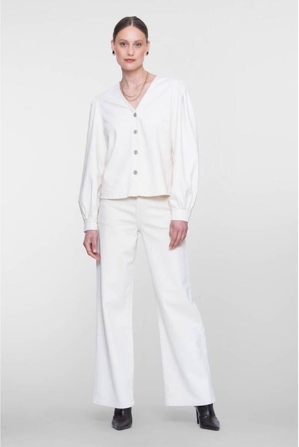Geisha wide leg jeans beige - Foto 2