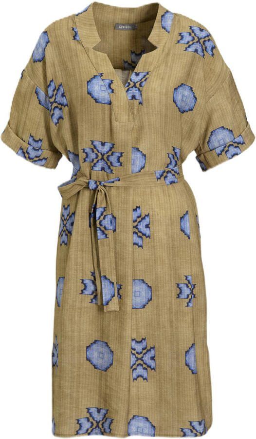 Geisha zomerjurk beige