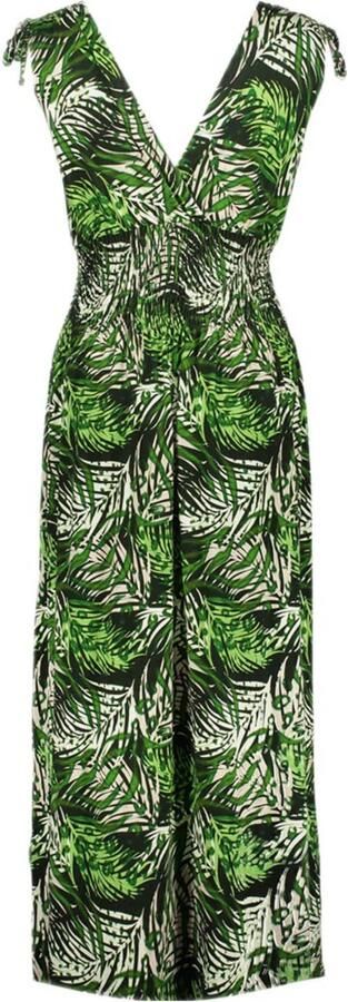 Geisha zomerjurk groen
