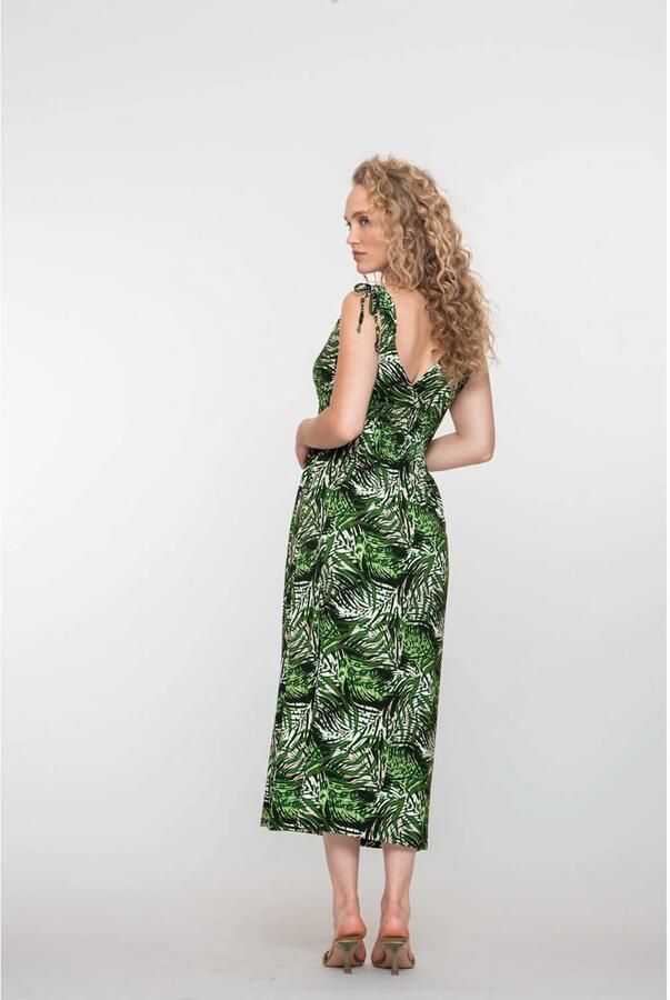 Geisha zomerjurk groen - Foto 2