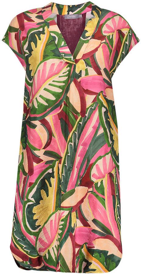 Geisha zomerjurk groen