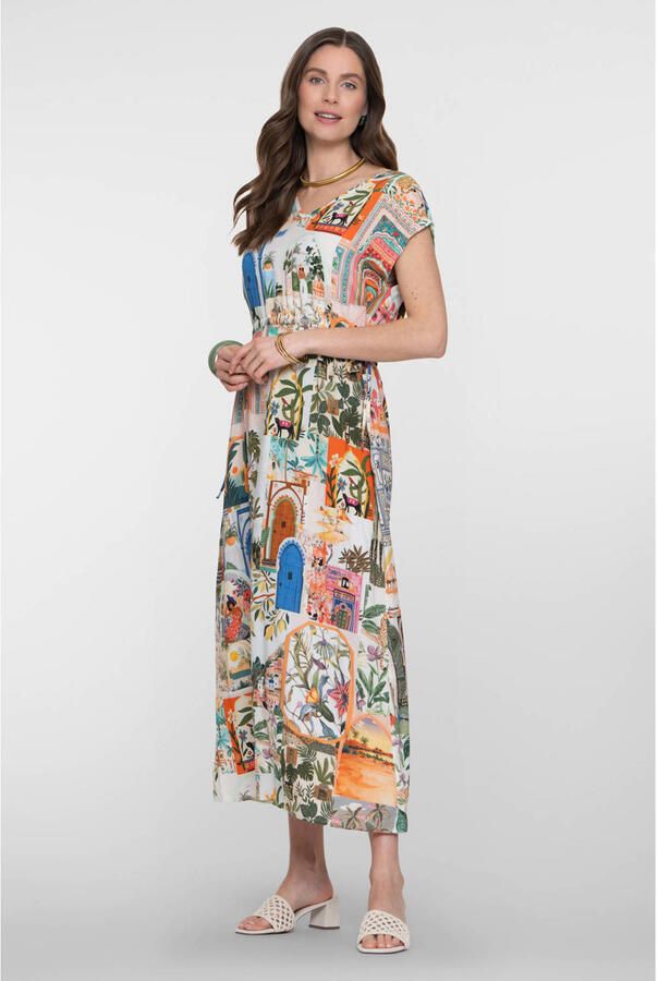 Geisha zomerjurk multi