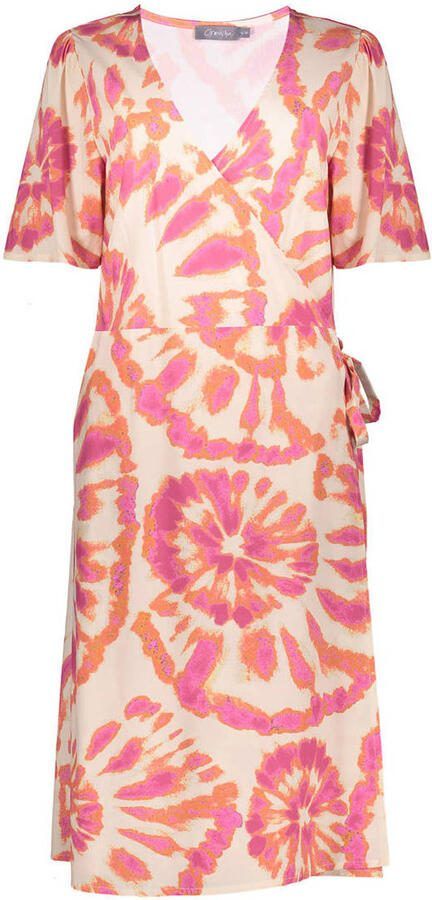 Geisha zomerjurk roze - Foto 2