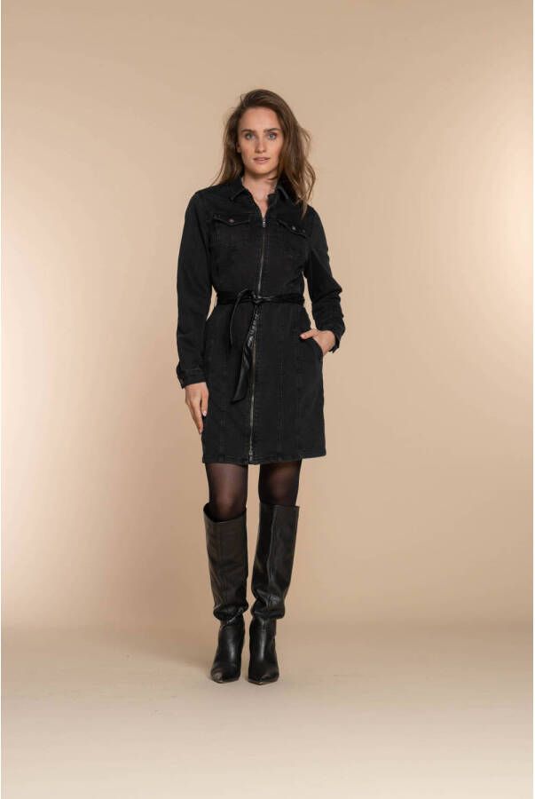 Geisha spijkerjurk black denim