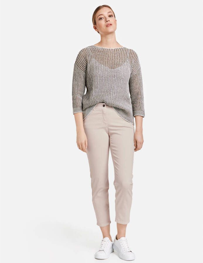 Gerry Weber Edition Broek met stretch en rechte pasvorm