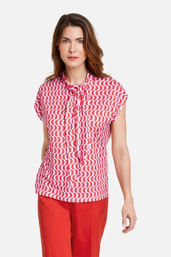 Gerry Weber Blouse met all-over motief model 'JOYFUL VIBES'