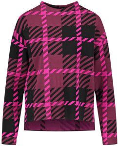 Gerry Weber trui met all over print roze zwart