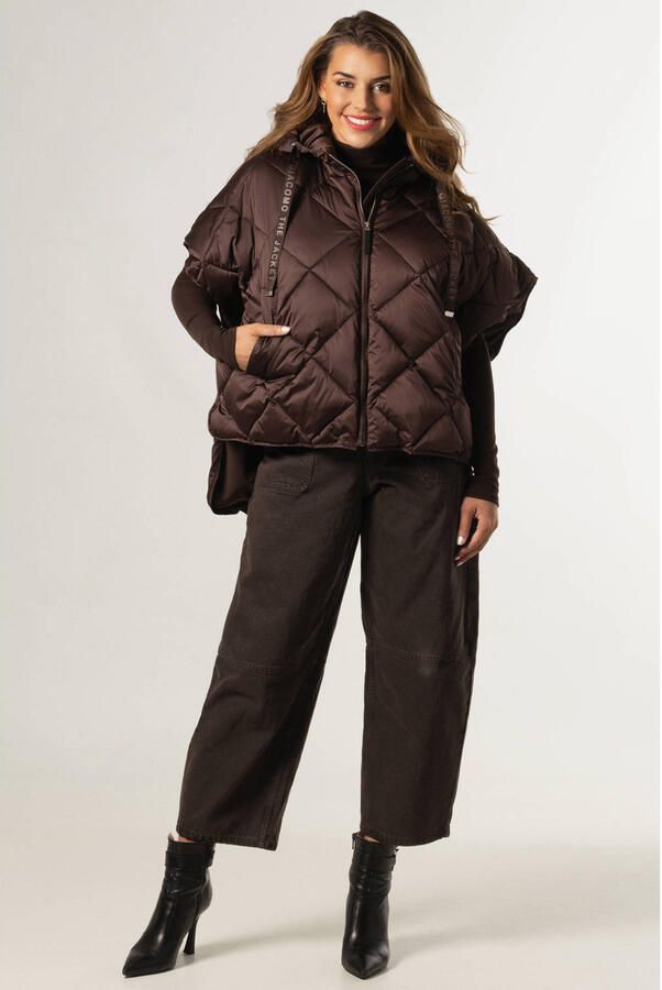 Giacomo bodywarmer donkerbruin