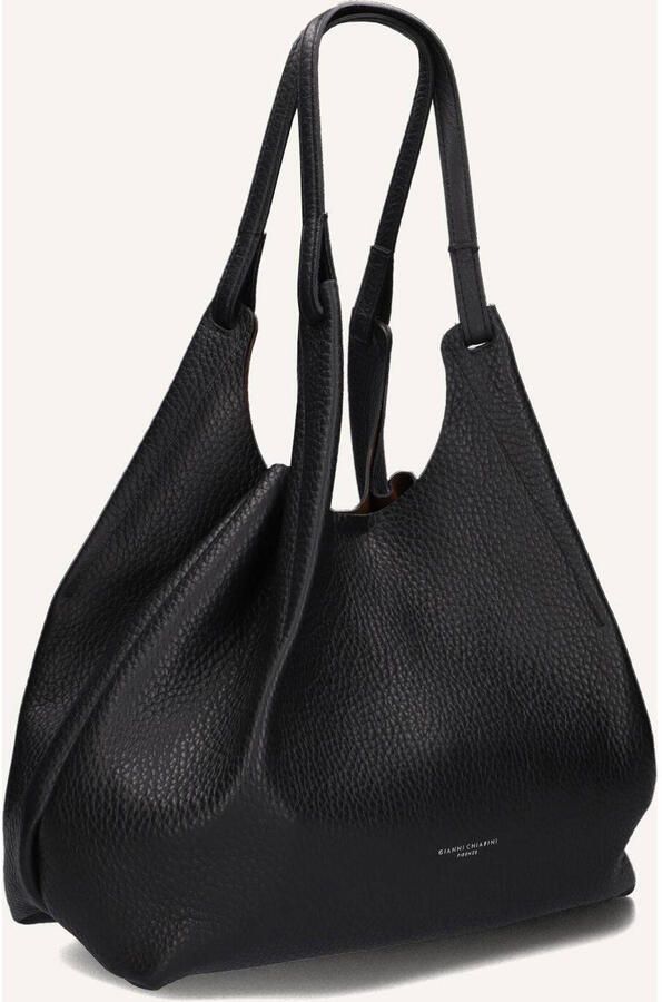 Gianni Chiarini Zwarte Schoudertas Dua 9720 Black Dames - Foto 3