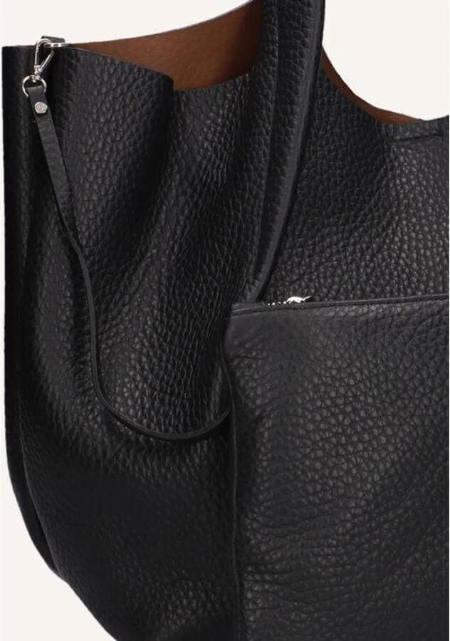 Gianni Chiarini Zwarte Schoudertas Dua 9720 Black Dames - Foto 2