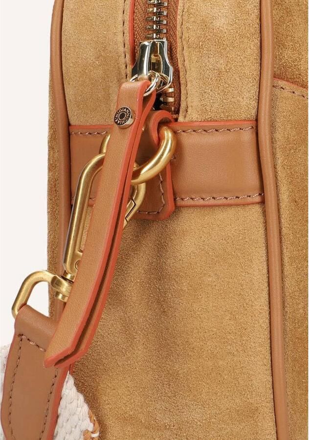 Gianni Chiarini Camel Suede Nina Clutch Brown Dames - Foto 2