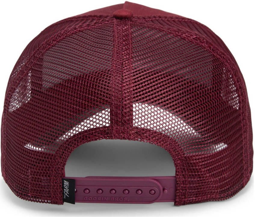Goorin Bros trucker pet Himothy donkerrood - Foto 2
