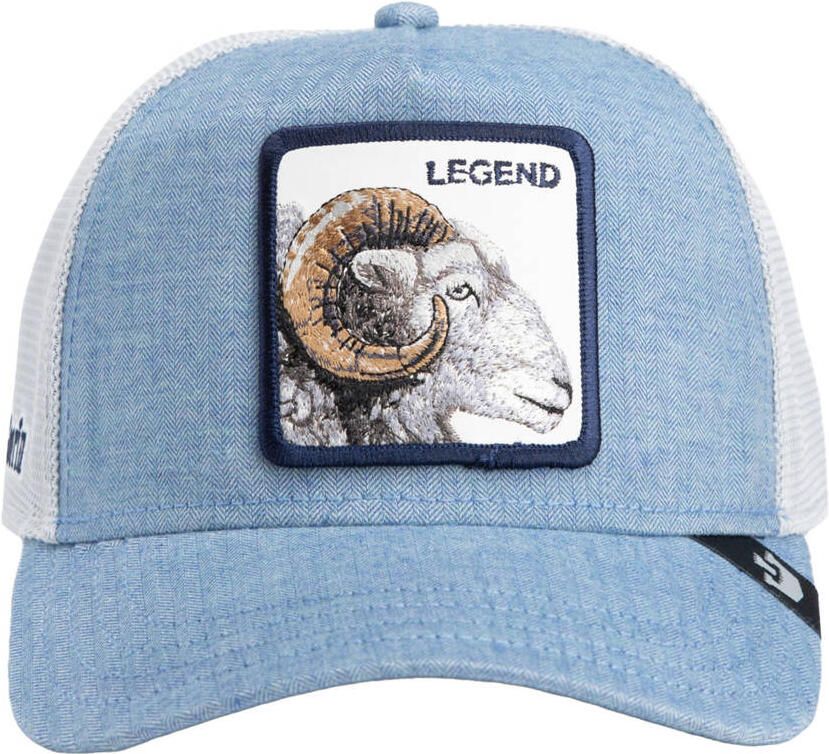 Goorin Bros trucker pet Suited Legend lichtblauw zwart