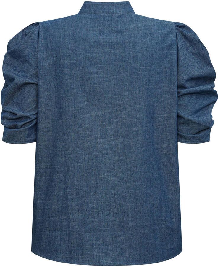 Gossia blouse middelblauw - Foto 2