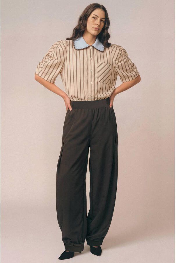 Gossia high waist broek donkerrood