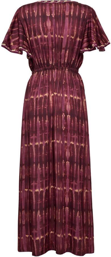 Gossia maxi jurk donkerrood - Foto 3