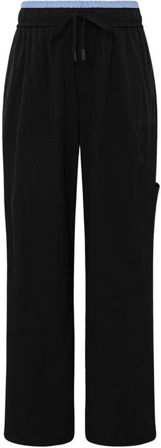 Gossia wide leg regular waist broek zwart - Foto 3