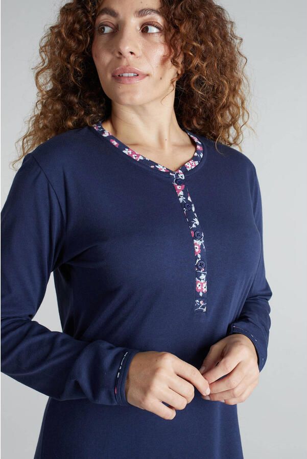 Götzburg nachthemd Carolina donkerblauw - Foto 2